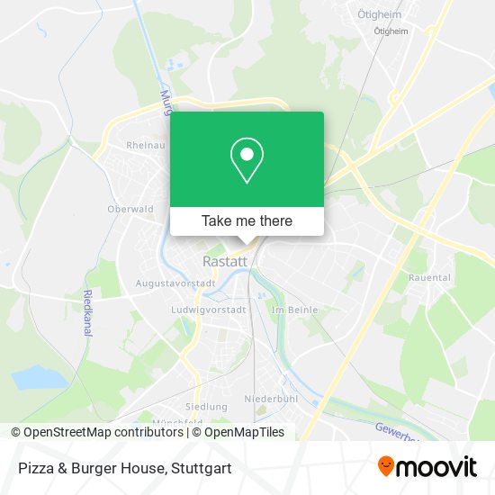 Pizza & Burger House map