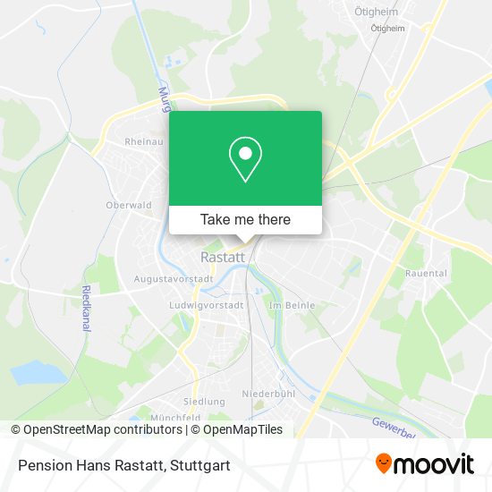 Pension Hans Rastatt map