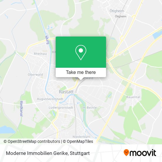 Moderne Immobilien Gerike map