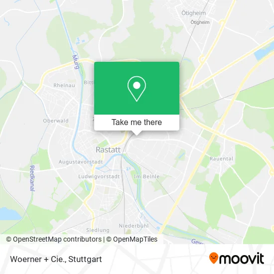 Карта Woerner + Cie.