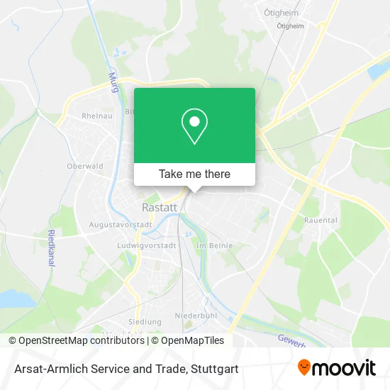 Arsat-Armlich Service and Trade map