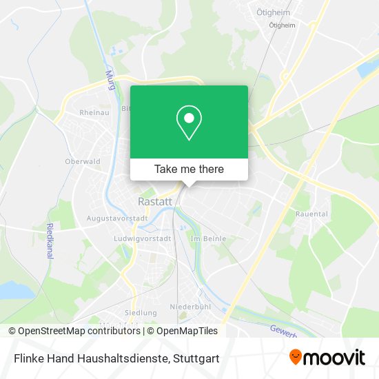 Flinke Hand Haushaltsdienste map