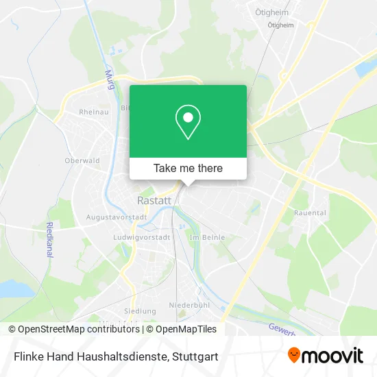 Карта Flinke Hand Haushaltsdienste
