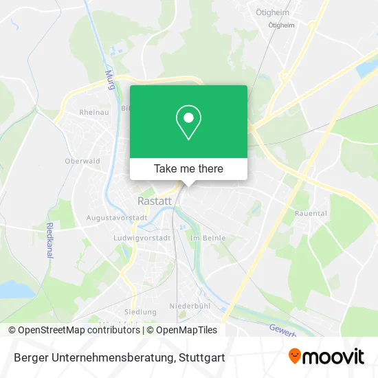 Карта Berger Unternehmensberatung