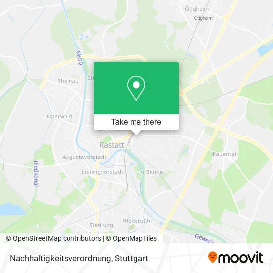 Карта Nachhaltigkeitsverordnung