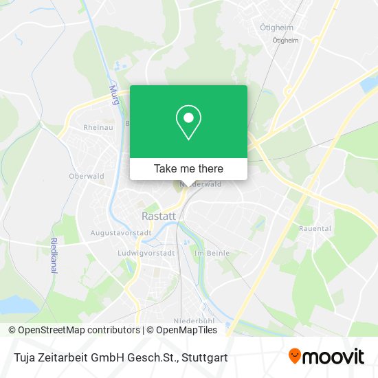 Карта Tuja Zeitarbeit GmbH Gesch.St.