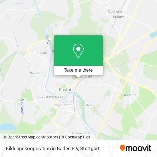 Карта Bildungskooperation in Baden E V