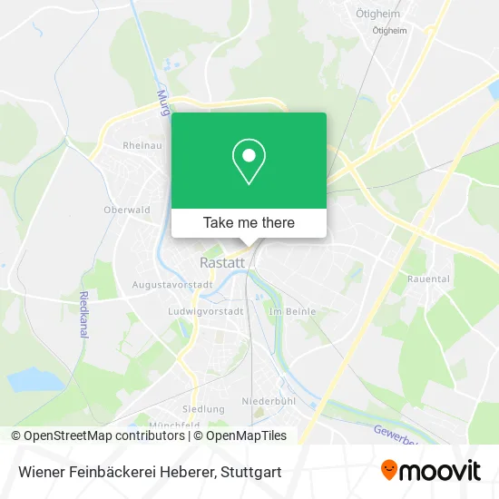 Карта Wiener Feinbäckerei Heberer