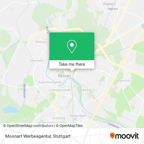 Moonart Werbeagentur map