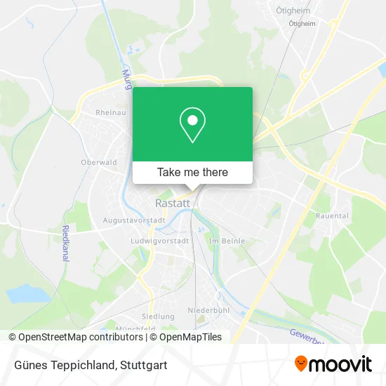 Карта Günes Teppichland