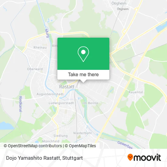 Карта Dojo Yamashito Rastatt
