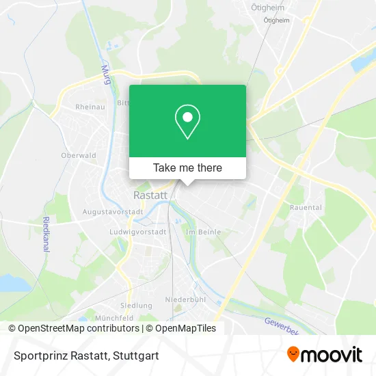 Sportprinz Rastatt map