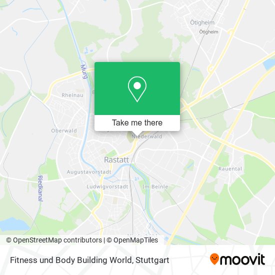 Fitness und Body Building World map