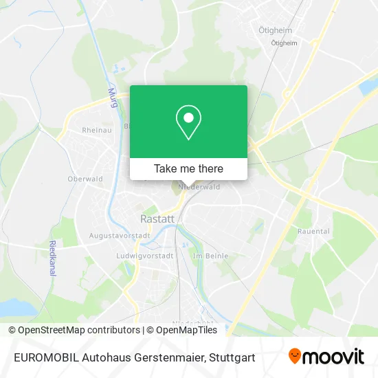 Карта EUROMOBIL Autohaus Gerstenmaier