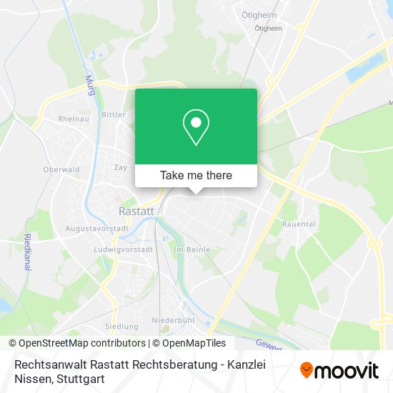 Rechtsanwalt Rastatt Rechtsberatung - Kanzlei Nissen map