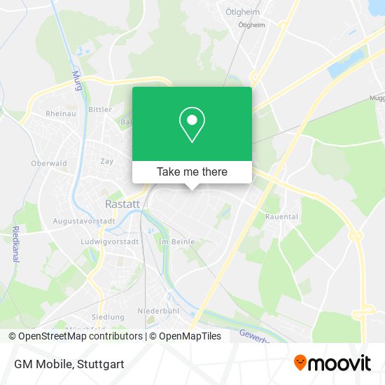 GM Mobile map