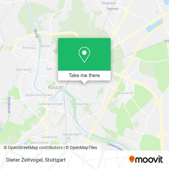 Dieter Zeitvogel map