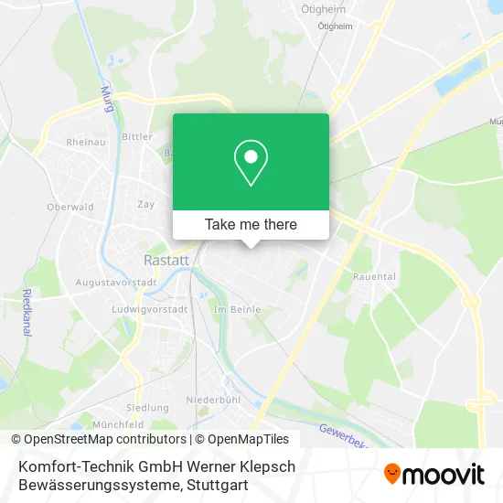 Карта Komfort-Technik GmbH Werner Klepsch Bewässerungssysteme