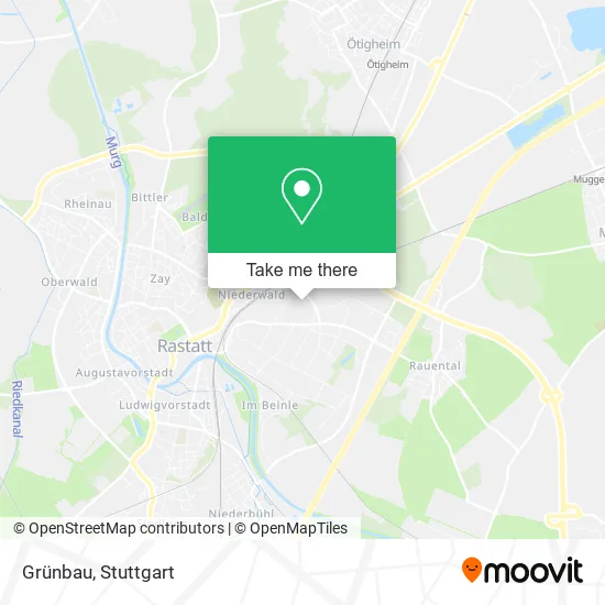 Карта Grünbau