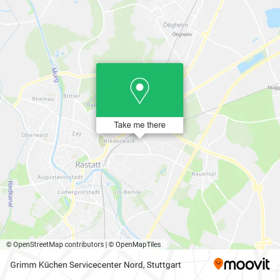 Карта Grimm Küchen Servicecenter Nord