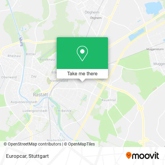 Карта Europcar