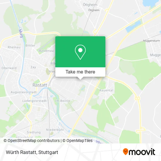 Карта Würth Rastatt
