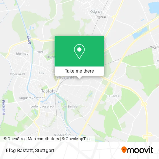 Карта Efcg Rastatt