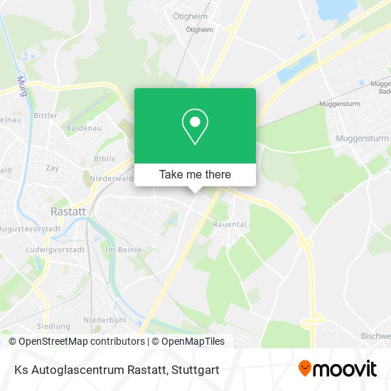 Ks Autoglascentrum Rastatt map