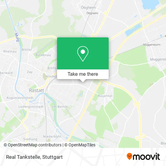 Карта Real Tankstelle