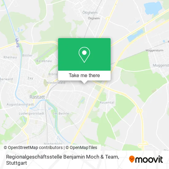 Карта Regionalgeschäftsstelle Benjamin Moch & Team