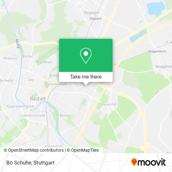 Карта Bö Schuhe