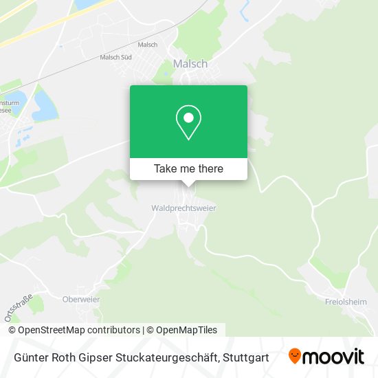 Günter Roth Gipser Stuckateurgeschäft map
