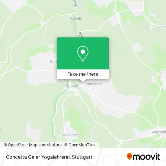 Concetta Geier Yogalehrerin map
