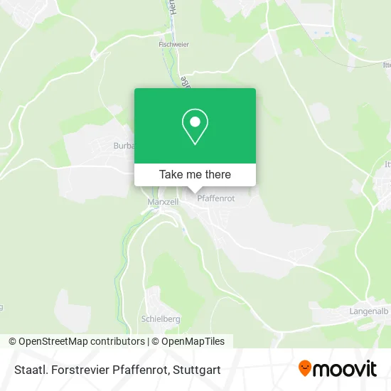 Карта Staatl. Forstrevier Pfaffenrot