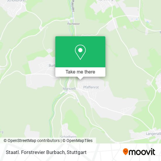 Staatl. Forstrevier Burbach map