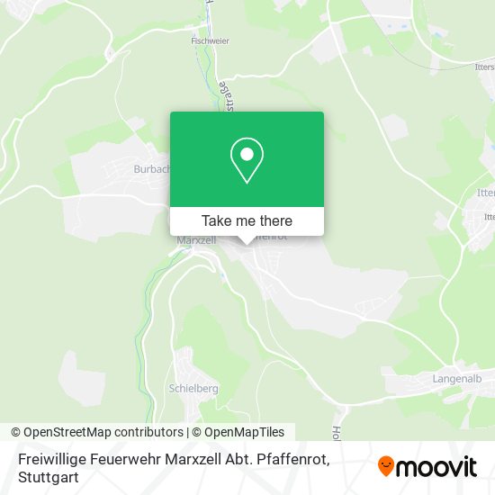 Freiwillige Feuerwehr Marxzell Abt. Pfaffenrot map