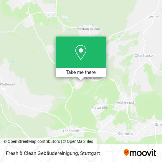 Карта Fresh & Clean Gebäudereinigung