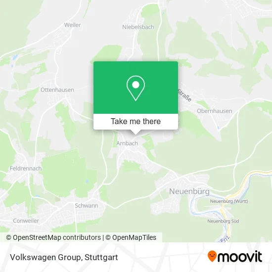 Карта Volkswagen Group
