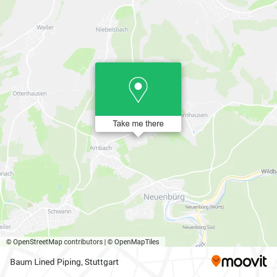 Карта Baum Lined Piping