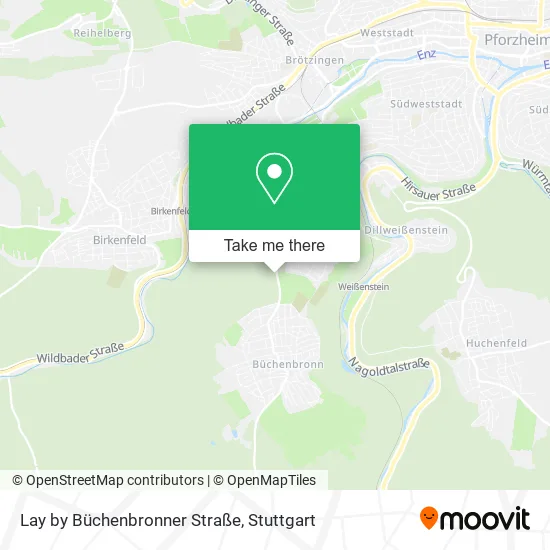 Карта Lay by Büchenbronner Straße