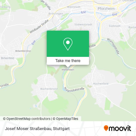 Карта Josef Moser Straßenbau