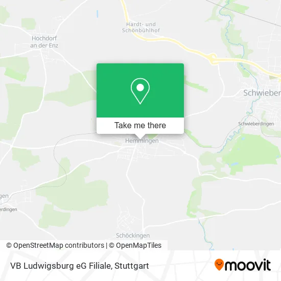 Карта VB Ludwigsburg eG Filiale