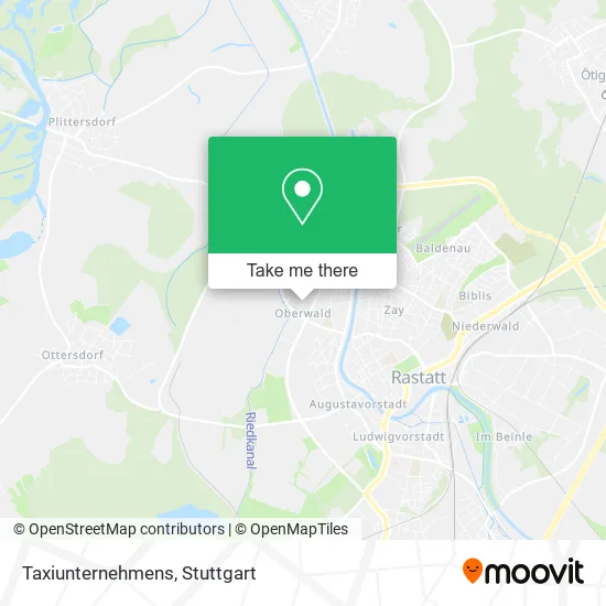 Карта Taxiunternehmens