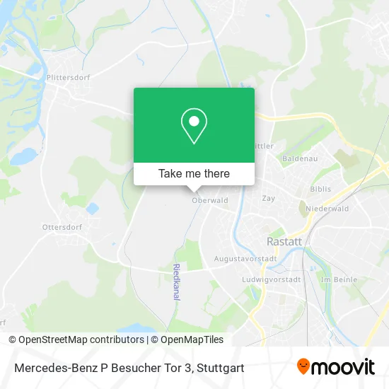 Карта Mercedes-Benz P Besucher Tor 3