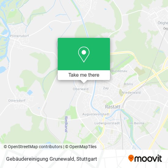 Gebäudereinigung Grunewald map