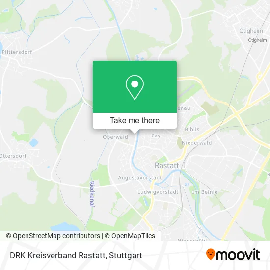 Карта DRK Kreisverband Rastatt