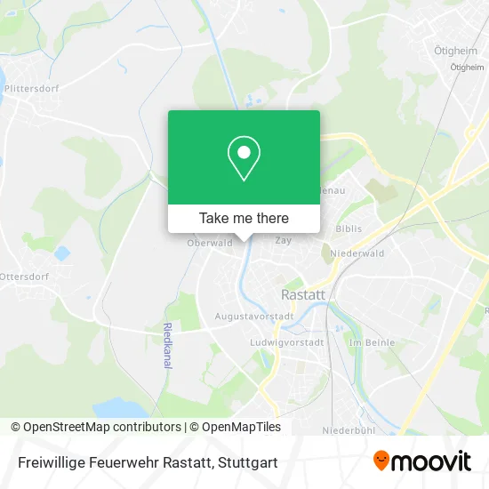 Карта Freiwillige Feuerwehr Rastatt