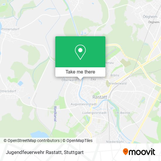 Jugendfeuerwehr Rastatt map