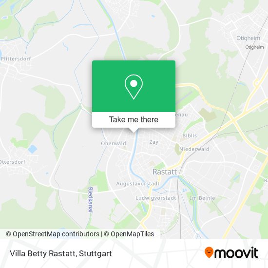 Карта Villa Betty Rastatt