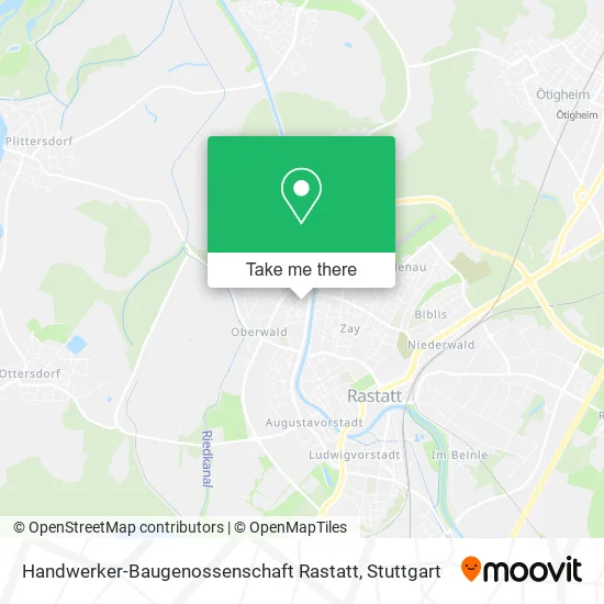 Карта Handwerker-Baugenossenschaft Rastatt